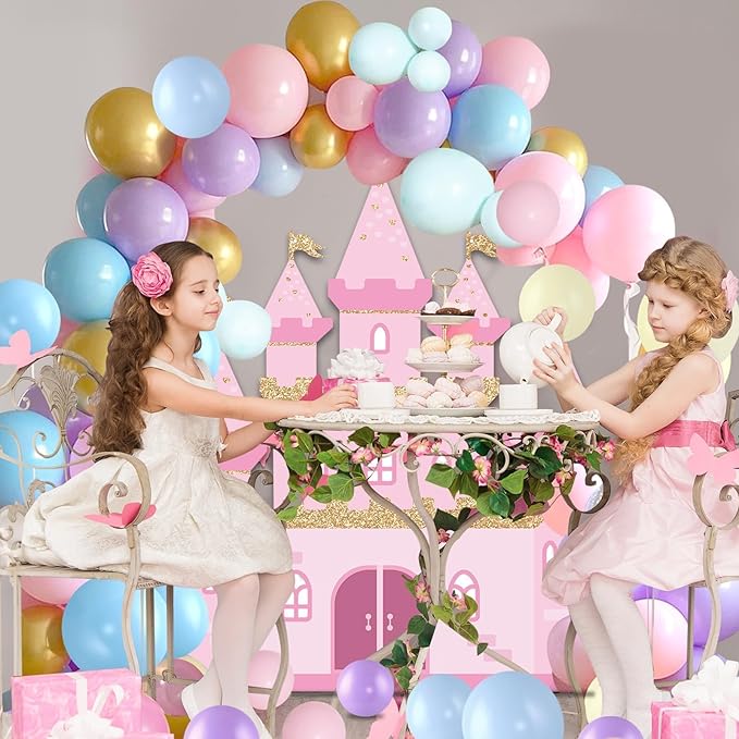 Princess Balloon Garland Arch Kit Princess Party Decoration 112pcs