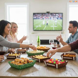 Football Party Favors & Supplies Pack of 50 Paper Food Tray