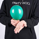 PartyWoo Teal Balloons 100pcs 5 Inch Turquoise Dark Teal Latex