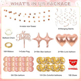 Rose Gold Birthday Party Decorations Happy Birthday Banners