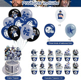 Cowboys Party Supplies Dallas Soccer Party Decorations with Banner