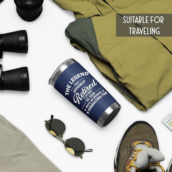 Retirement Gifts for Men The Legend Has Retired Retired Tumbler for
