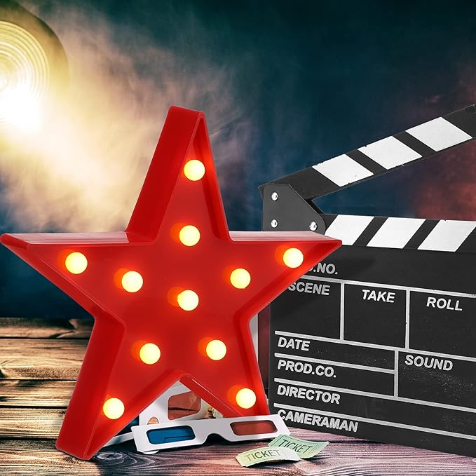 2 Pcs Movie Night Supplies Movie Theater Decor Film Clapper Board