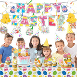Easter Party Decorations Supplies Bunny Egg Garland Happy Banner