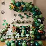 Dinosaur Birthday Party Decorations Includes Green and Brown balloon
