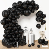 Amandir 153 Pcs Black Balloons Arch Garland Kit, Different Sizes 18