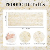 Artoid Mode Gold Gauze Champagne Table Runner 120 Inch 10FT, Glitter