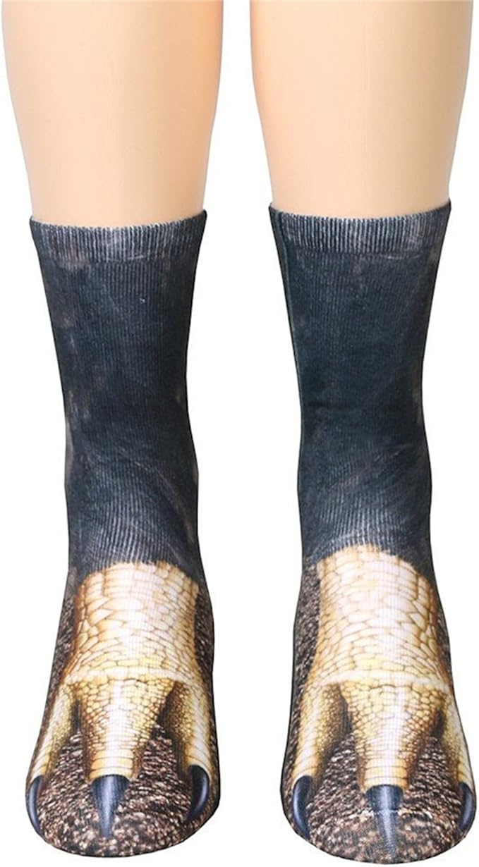 FreeNFond Funny Animal Paw Socks Gag Gifts for White Elephant Gift #8
