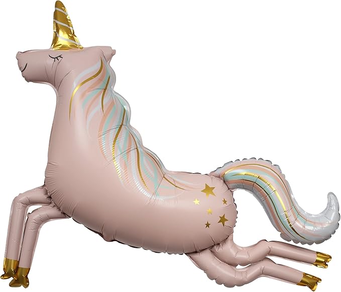 Meri Meri Magical Unicorn Foil Balloon Pack of 1 XL Pastel Rainbow