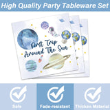 96 PCS First Trip Around The Sun Birthday Party Decorations Outer