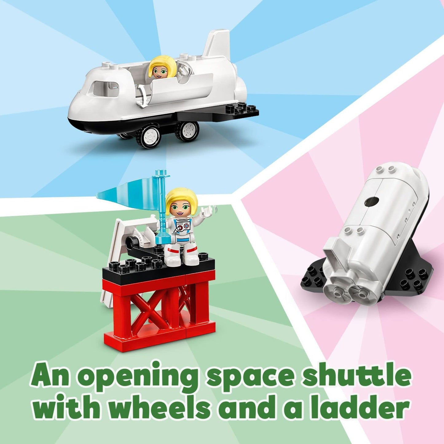 LEGO DUPLO Town Space Shuttle Mission Rocket Toy 10944, Set for
