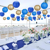 Paper Lanterns Party Decorations, Round Hanging Paper Lanterns