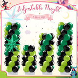 2 Sets Pink and Green Balloon Column Stand Kit Princess Crown and