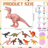 27 Pcs Dinosaur Birthday Party Decorations Animal Cake Toppers with