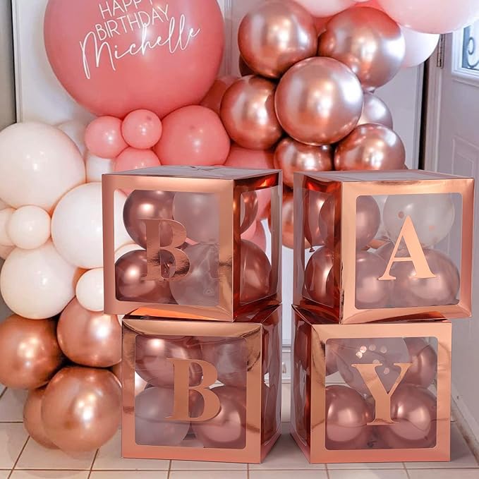 Valentine's Day Balloon Box with Letters Gift Box for Romantic