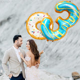 KatchOn, Huge Donut Number 3 Balloon - 40 Inch | Number 3 Donut
