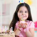 Birthday Candles for Boys/Girls - Number 1 Candle, Colorful Macaron
