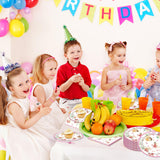 Fairy Birthday Party Supplies Tableware - 96PCS Butterfly Flower