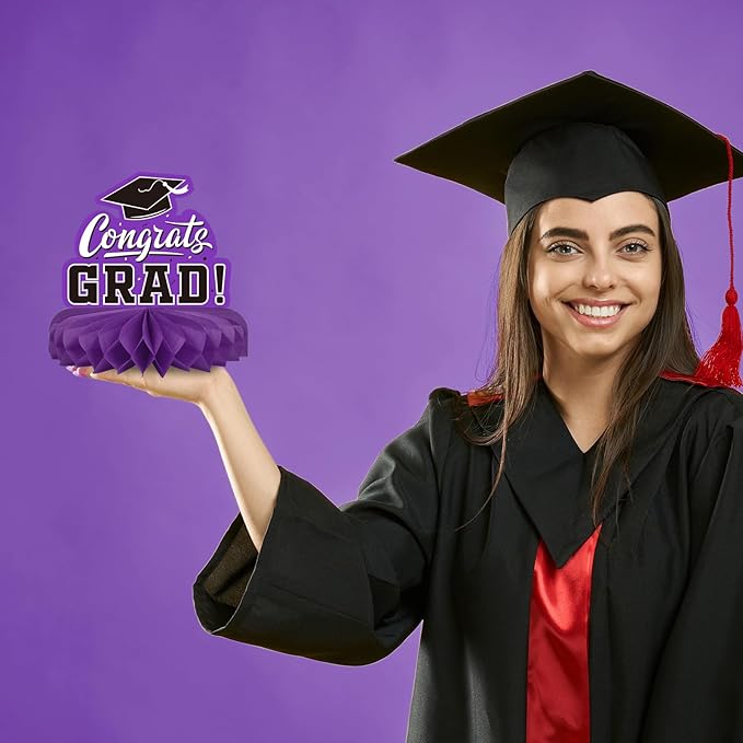 9PCS Graduation Party Decorations Class of 2026 Congrats Grad Table #5