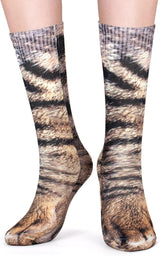 FreeNFond Funny Animal Paw Socks Gag Gifts for White Elephant Gift #5