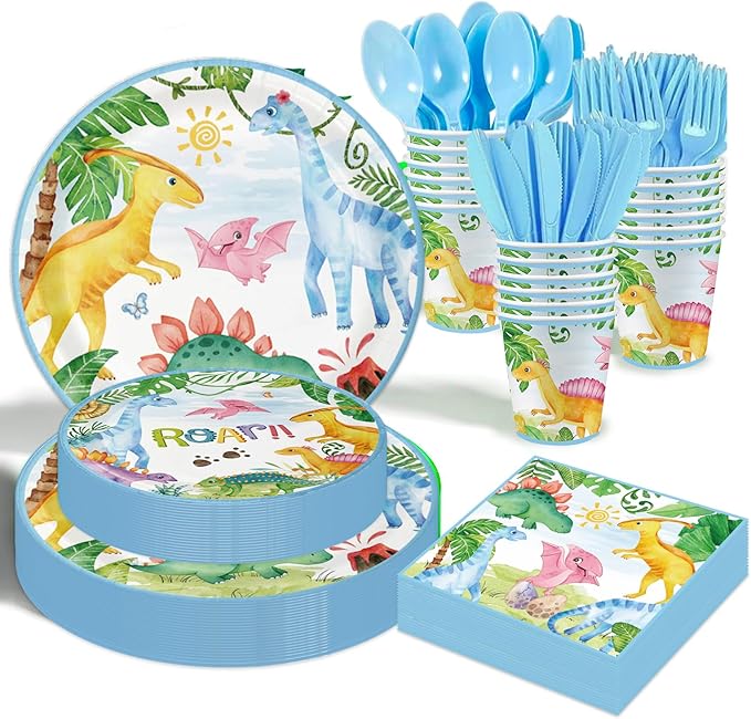 Dinosaur Birthday Party Supplies - 175PCS Dinosaur Themes Party