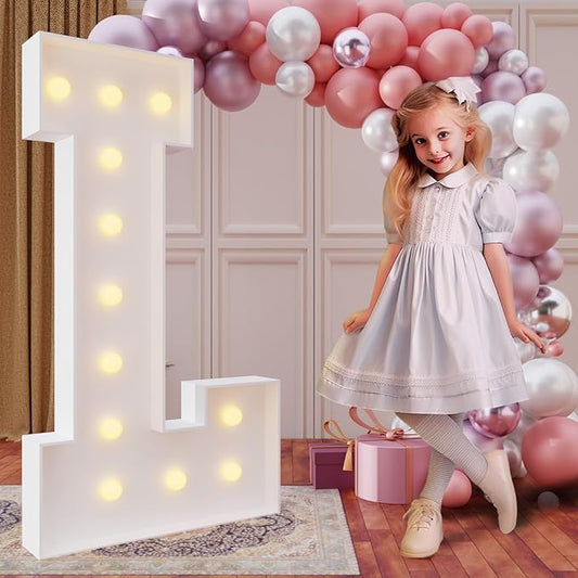 imprsv 4FT Marquee Light Up Letters for Birthday Party Decorations #17