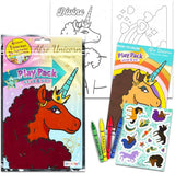 Afro Unicorn Birthday Party Favors 24 Pack Bundle with Afro Unicorn
