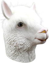 CreepyParty Alpaca Mask - Animal Halloween Costume for Parties,