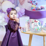 200 Pcs Mermaid Baby Shower Paper Plates Napkins Cups Under the Sea