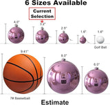 Bubblegun Pink 3.2" Large Christmas Balls - Christmas Tree Decoration