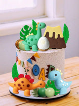 26 PCS Luxury Little Dinosaur Cake Decorations Dinosaur Cupcake