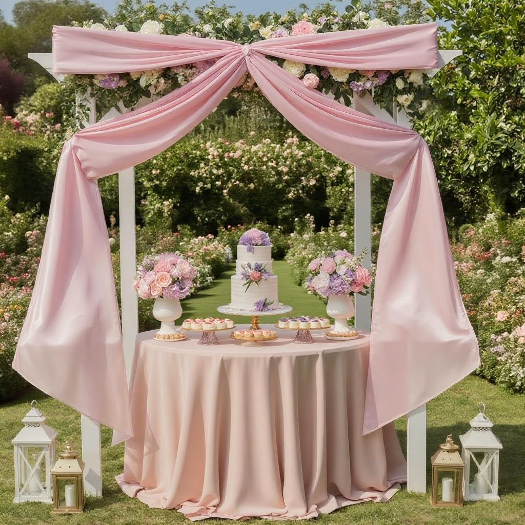 Froova 122 x 70 Inch Giant Pink Bow Decor Big Pink Tie Shape Bow Room