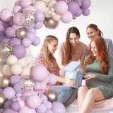 Ouddy Party Dusty Purple Balloon Arch Garland Kit, Different Sizes 18