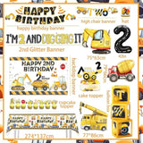 Construction 2nd Birthday Party Supplies Boy Dump Truck Digger Zone