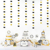 Black-Gold Graduation-2026 Class Party-Decorations Garland - Congrats