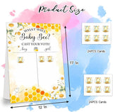 Gender Reveal Party Games Bee Theme Baby Gender Reveal Voting Board