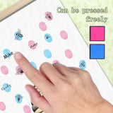 Bumble Bee Gender Reveal Party Bee Baby Shower Finger Print Tree