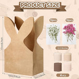 Affrolling 24 Set Boho Bow Easter Bunny Party Favor Bags DIY Bunny #4