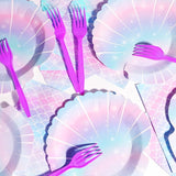 96 Pieces Mermaids Themed Party Decorations Mini Under the Sea