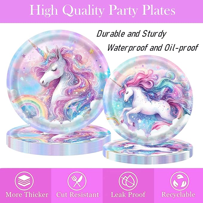 Unicorn Birthday Decorations Rainbow Unicorn Party Decorations