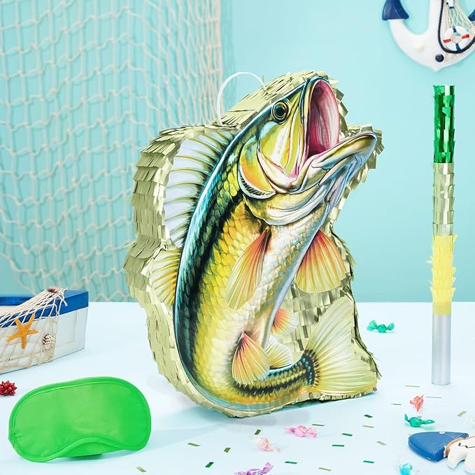 Fish Piñata Fishing Game Piñata Ocean Piñata Under the Sea for Boy