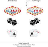 Big Dot of Happiness Las Vegas Casino Party Centerpiece Sticks Table