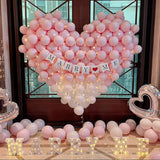 Pastel Pink Balloons 12 Inch 100 Pack light Pink Latex Balloons Baby