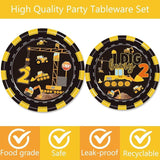 132 Pcs Construction 2nd Birthday Party Supplies Dump Truck Theme