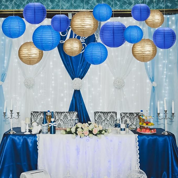 Paper Lanterns Party Decorations, Round Hanging Paper Lanterns