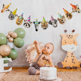 Safari Animals Happy Birthday Banner Wild Animal Banners Party Animal