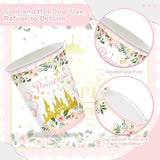 120PCS Princess Party Supplies for Girls Kids Baby Shower 1st