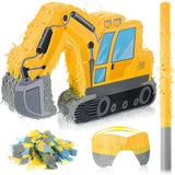 Excavator Construction Truck Pinata for Boys Birthday Party Supplies