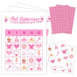 mermermu Ballerina Party Bingo Game Cards(24 Players), Ballet Dance