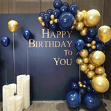 Navy Blue Balloons 100 Pack 12 inch Round Helium Navy Balloons for